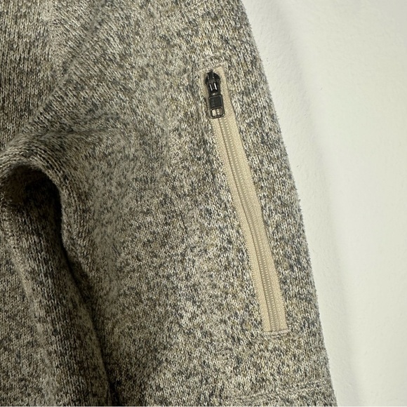 Patagonia Sweater Womens 1/4 Zip Small Pullover Better Fleece Tan Heathered - Picture 7 of 10